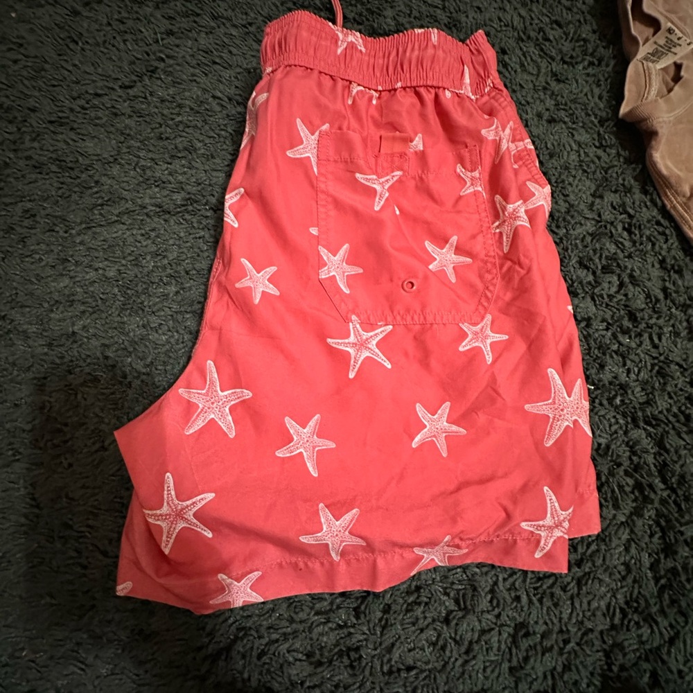 Chubbies Red Starfish Swim Trunks